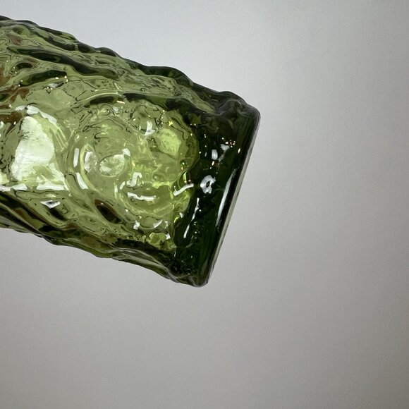 3 Vintage Anchor Hocking Lido Milano Small Juice Glasses Avocado Green 4” - Picture 4 of 6